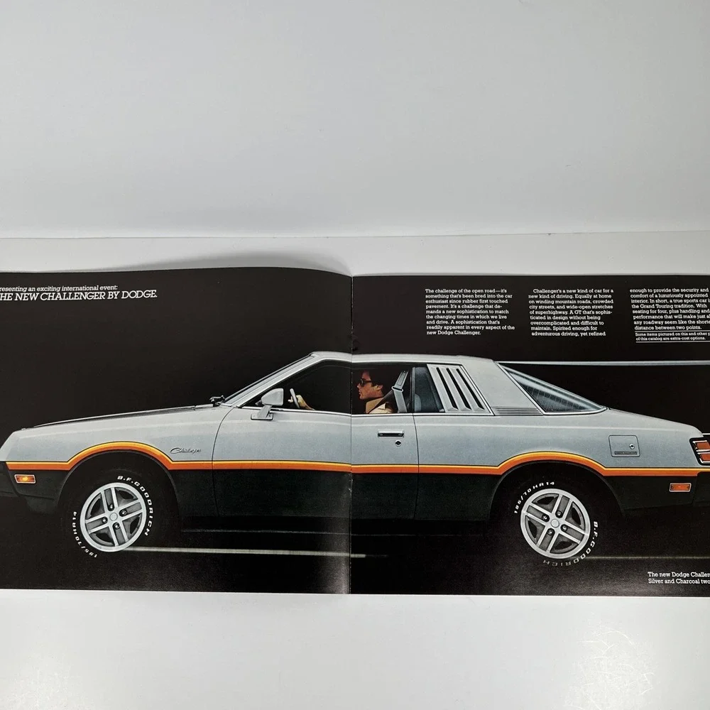 Dodge Challenger 1978 Car Dealer Sales Brochure Catalog Sports Car Man Cave Gift